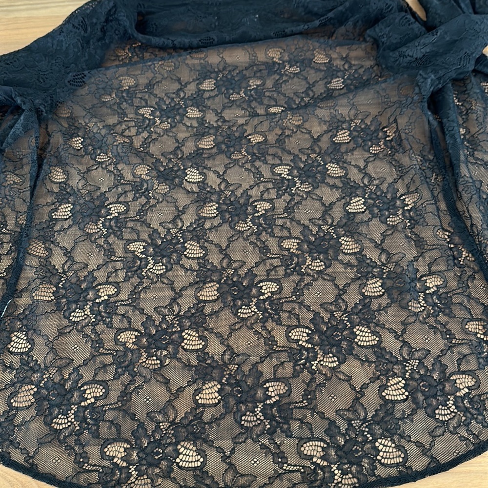 Zara Lace Button Up Top - image 4